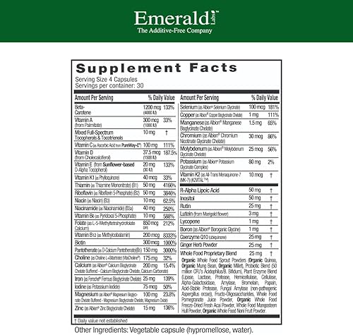 Miniatura 2 de Emerald Labs Multivitaminas prenatales para mujeres embarazadas con coenzima ácido fólico y hierro suave para ayudar a apoyar el desarrollo cerebral