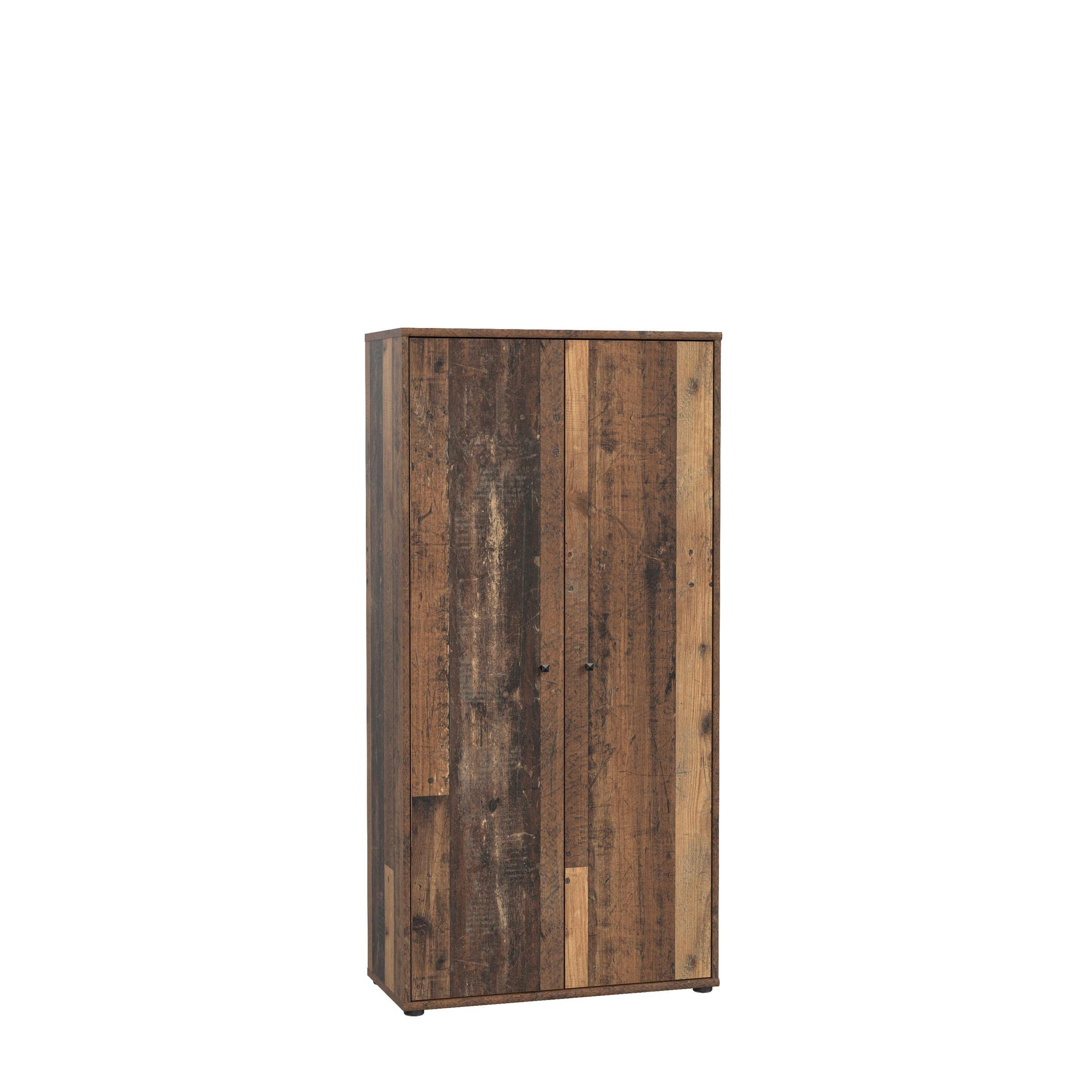 Schrank Beistellschrank Aktenschrank Standschrank Holzschrank Tembi I Old Wood Vintage