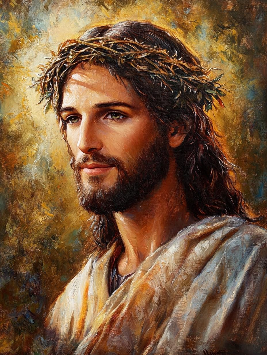 FanZheZhe Cross Stitch Kits for Adults,11Ct Printed Cross Stitch Kits,Stamped Embroidery Kits for Adults Wall Art Home Decoration Jesus 11Ct50X70Cm