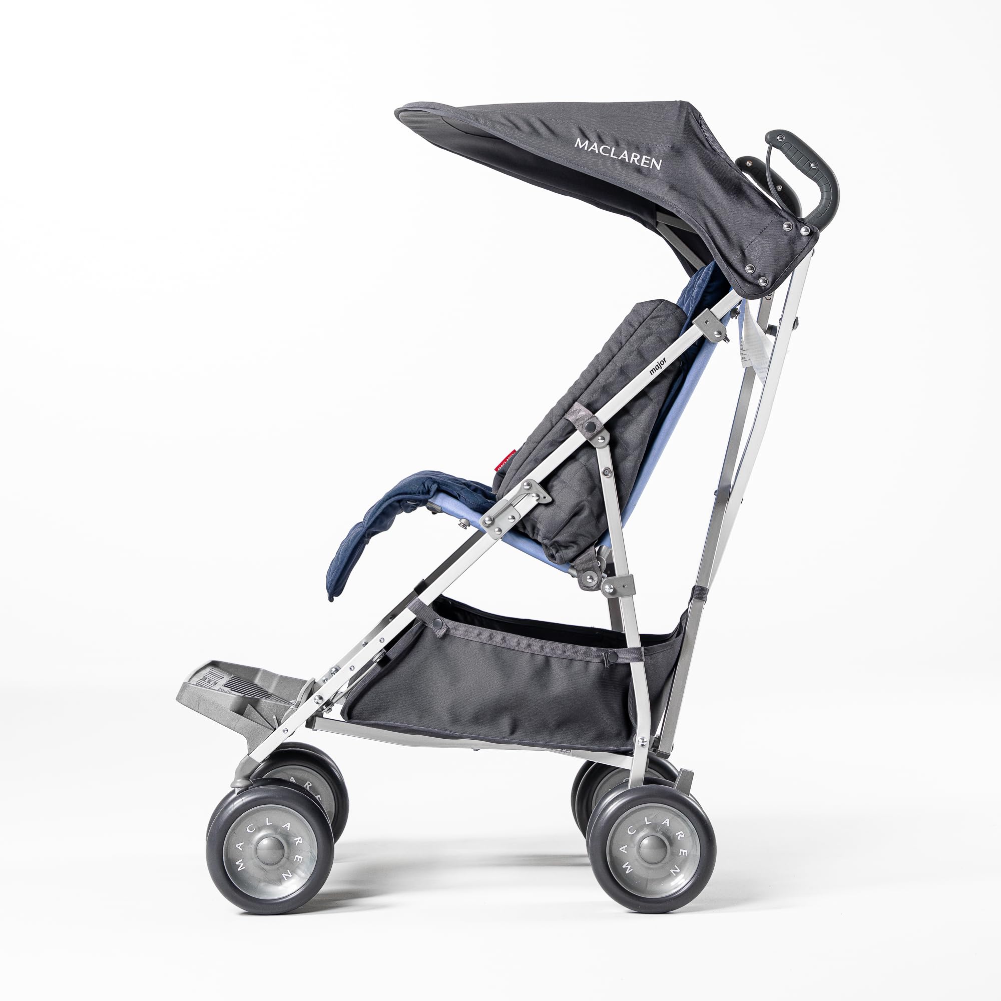 Maclaren Major Elite Kinderwagen für Behinderte bis 50 kg Schirmfaltung Sanftes Blau/Navy