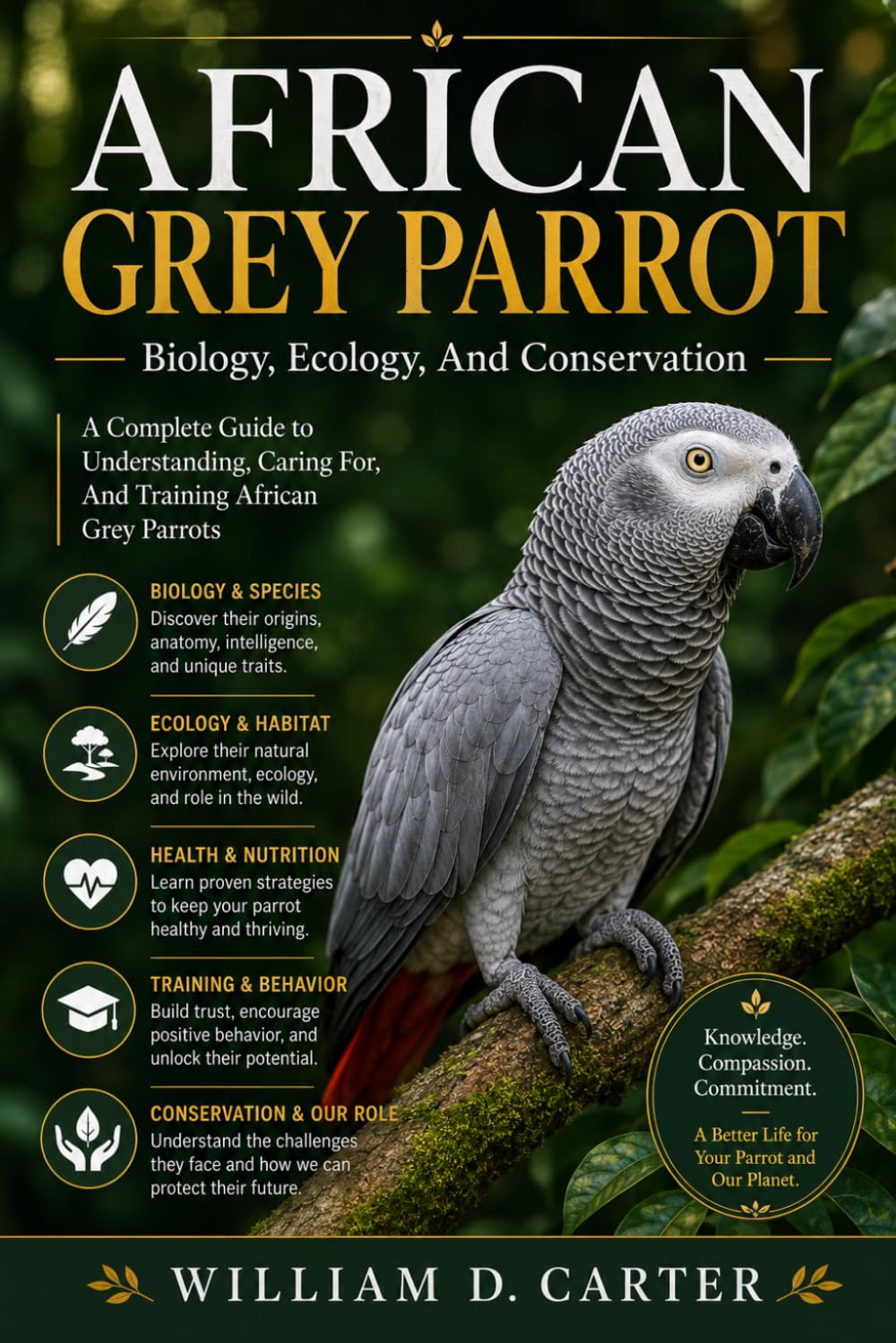 AFRICAN GREY PARROT: Biology, Ecology, And Conservation: A Complete Guide to Understanding, Caring For, And Training African Grey Parrots