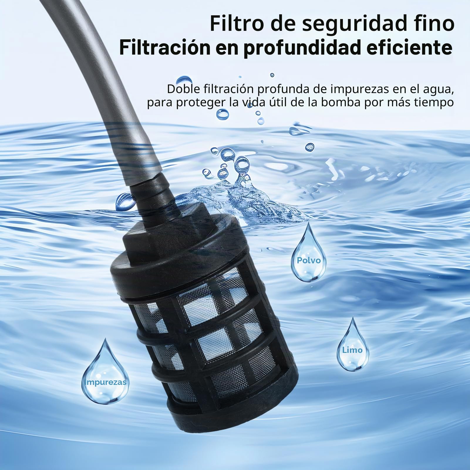 Pistola de Alta Presión Portátil, Hidrolimpiadora Bateria de 21 V, Presión Máxima de Agua 350 PSI, con 2 Baterías de 3000mAh y 5m Manguera, Lavadora a Presión Inalámbrica para Plantas y Coches