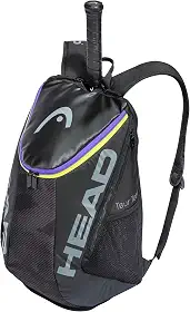 Mochila de tênis Tour Team com 2 raquetes e alças acolchoadas e compartimento para sapatos