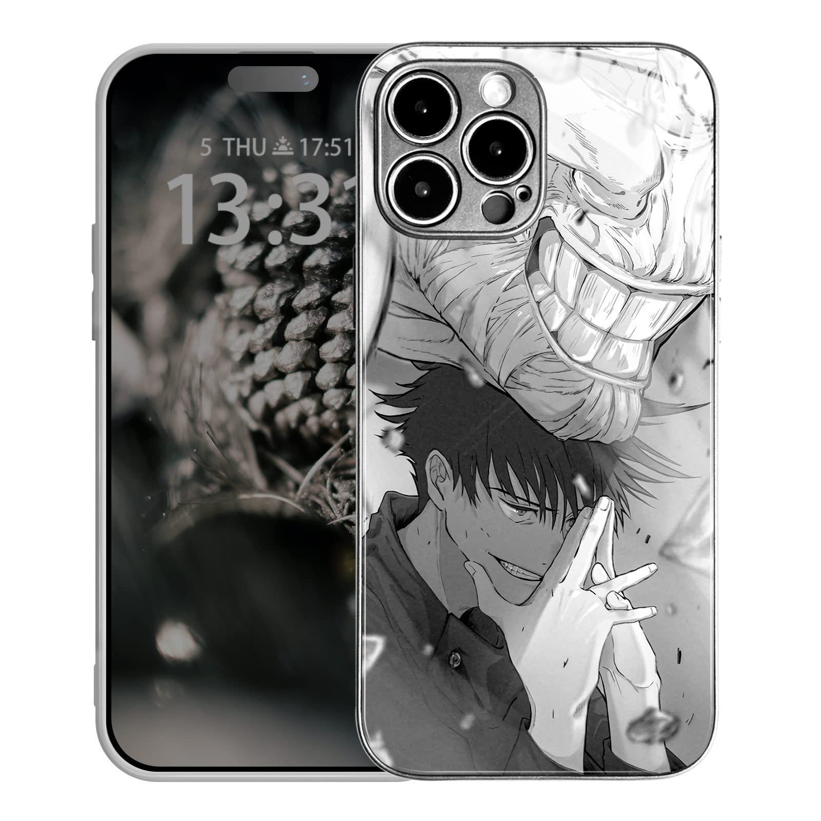 iPhoneアクセサリー mamakumi Amazon.com: Akatxezy Anime Case for iPhone 13, Glossy Tempered