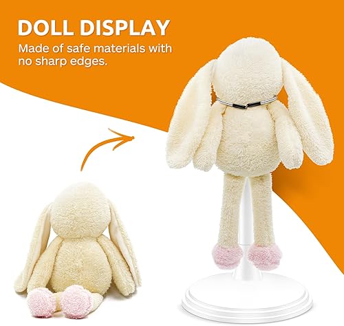 Miniatura 4 de Gadpiparty 2Pcs Doll Support Stand Holder Portable Figures Doll Bear Toy Adjustable Organizer Display Rack Bracket Holder Frame Rack s Accessories