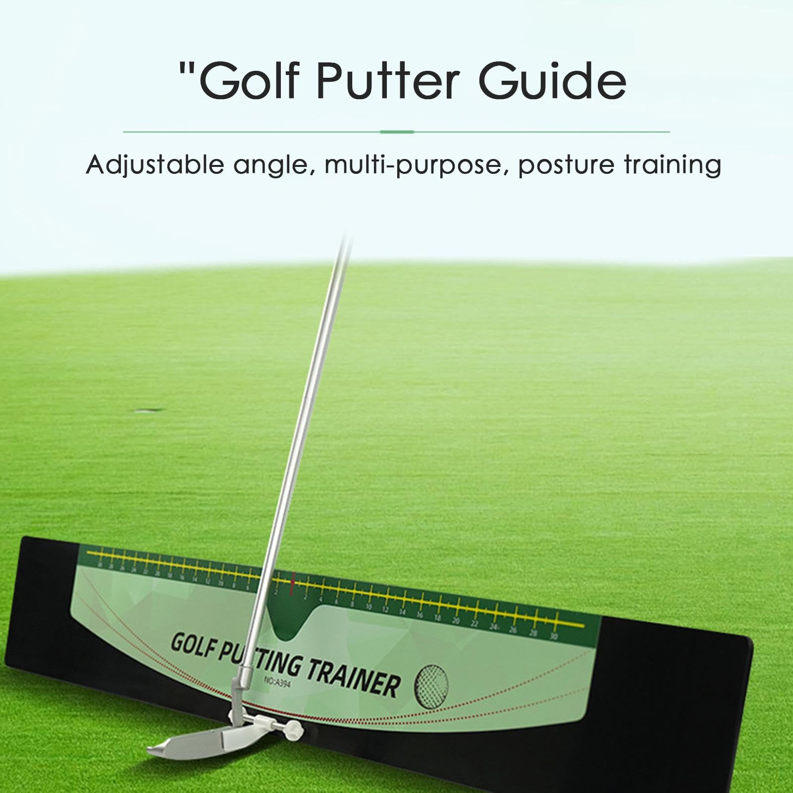 Ayuda para el Entrenamiento de Golf, Entrenador de Putt de Golf Poner | Corrección de putt de golf para corrección de postura, ayudas para el entrenam