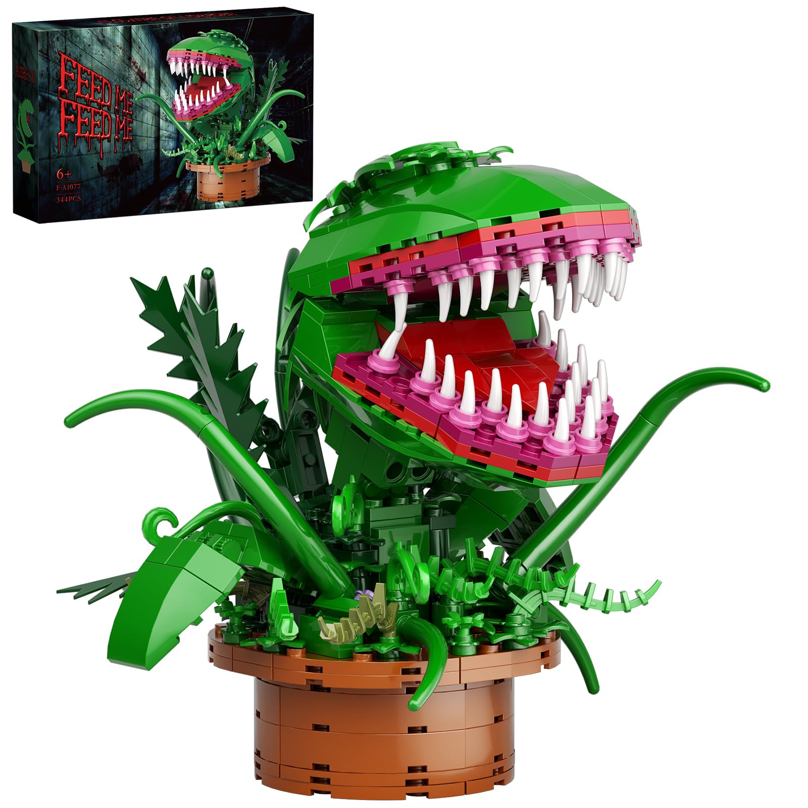 知育 ブロックAudrey II おもちゃ 組み立てキット 人食い花 71evhqog-xL._UF894,1000_QL80_.jpg
