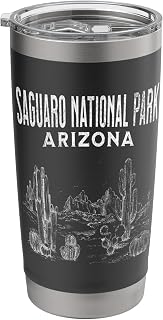 Saguaro National Park Arizona Cactus Desert Vacation Stainless Steel Insulated Tumbler