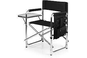 ONIVA Picnic Time Sports Chair with Side Table, Beach Chair, Camp Chair for Adults
