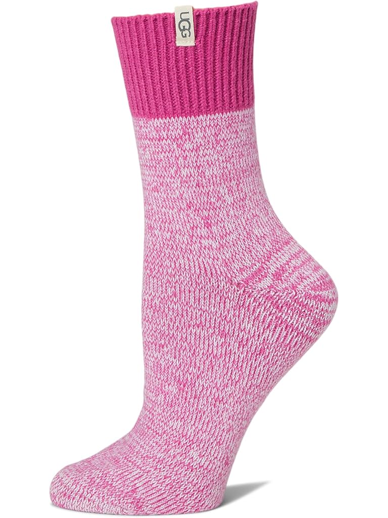 Pink UGG Rib Knit Slouchy Quarter