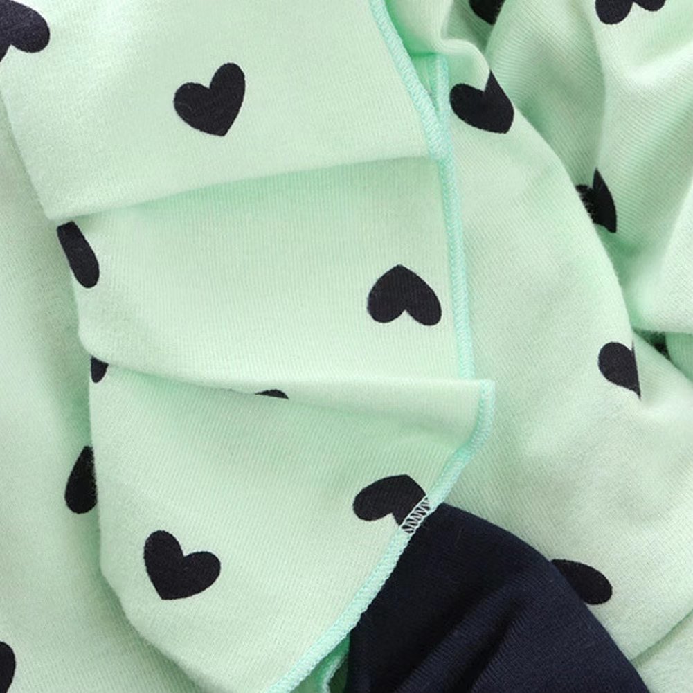 Conjunto de ropa corta para bebé niña, 2 piezas con camiseta y pantalones cortos
