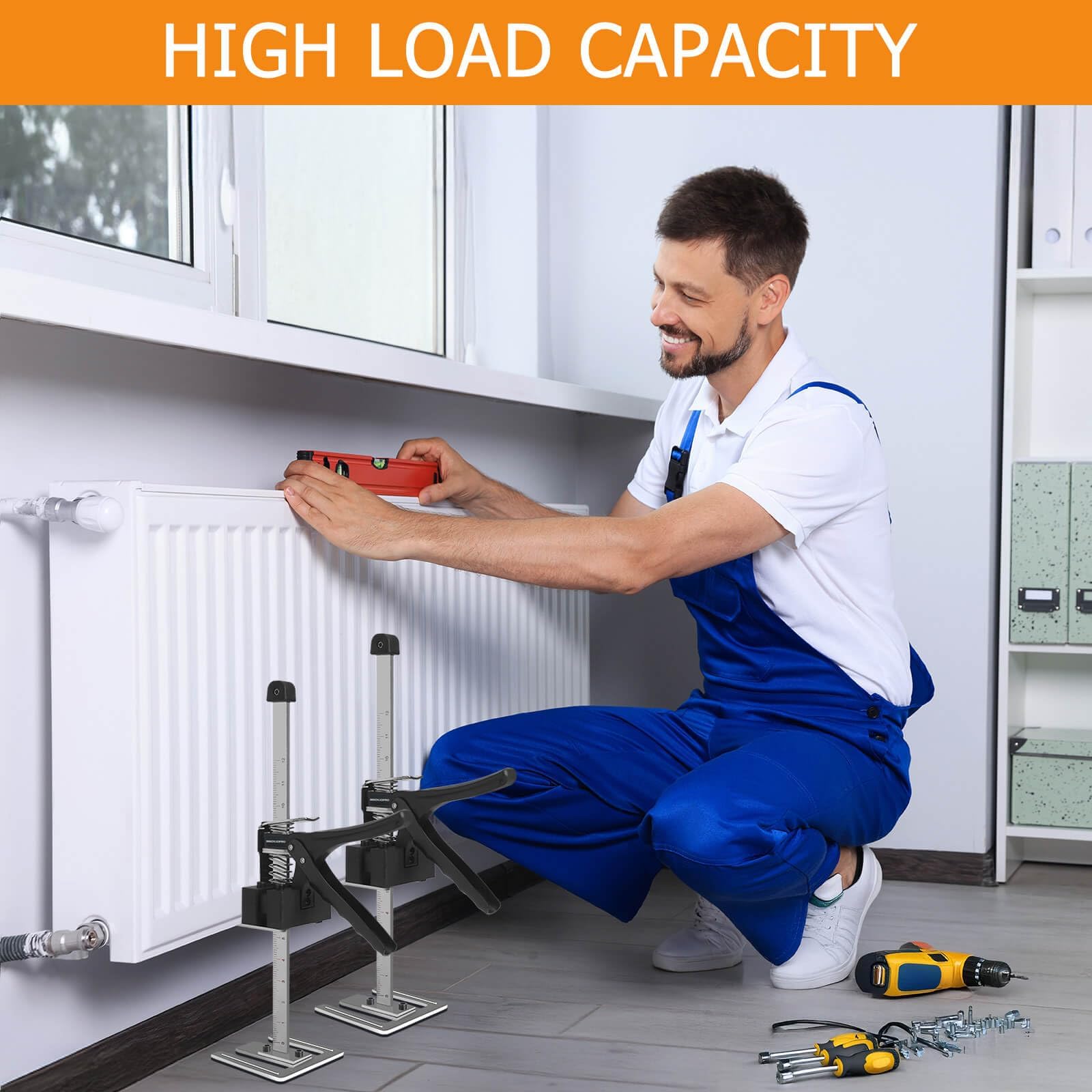 Furniture Jacks 2-Pack - Heavy Duty Lifting -4