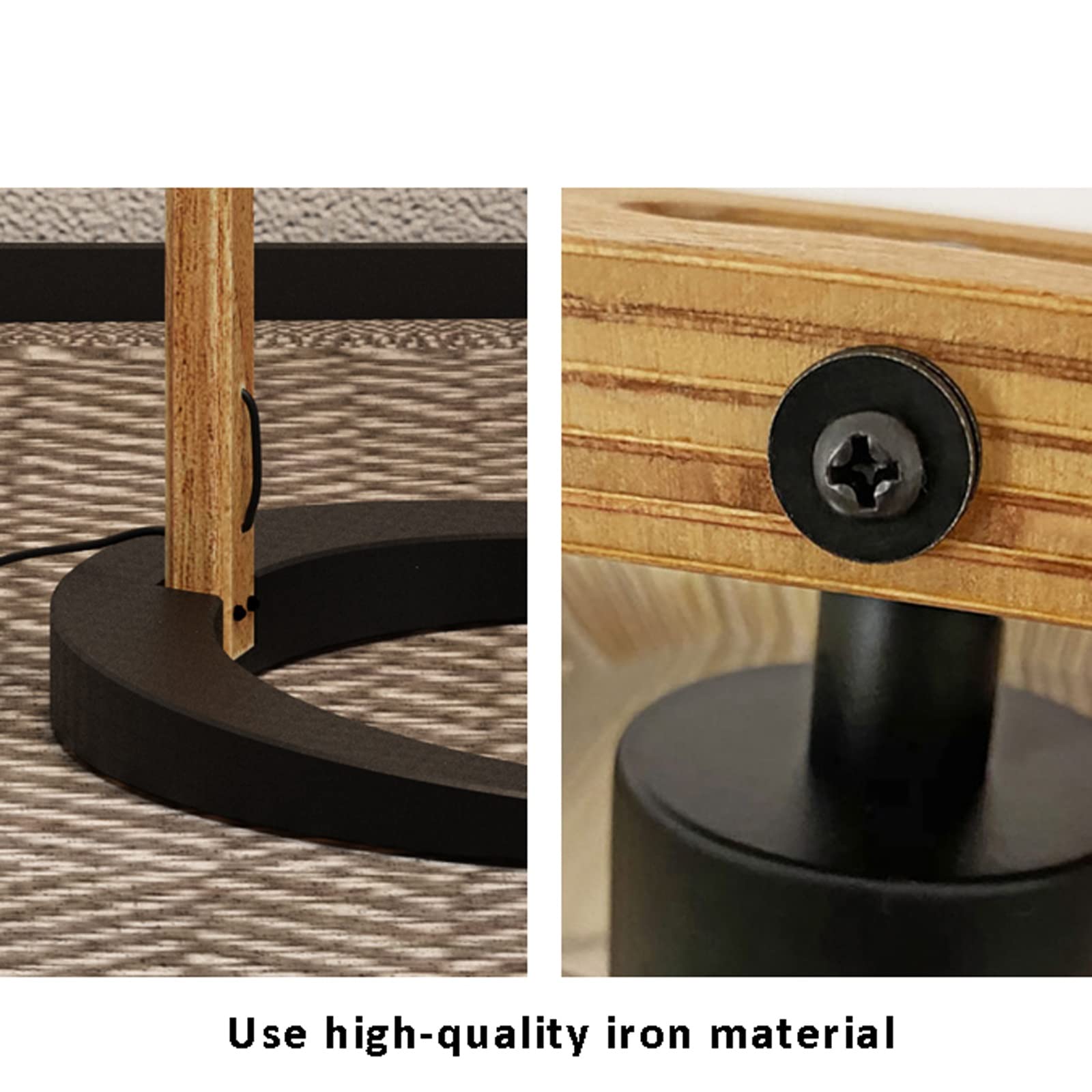 Lampada a stelo American Retro Pleated Floor Lamp Soggiorno Camera da letto Bent Bent Wood Study Room NordIC Lampada da lettura Nordica Lampada da tavolo in legno massello medievale Lampada da Terra S