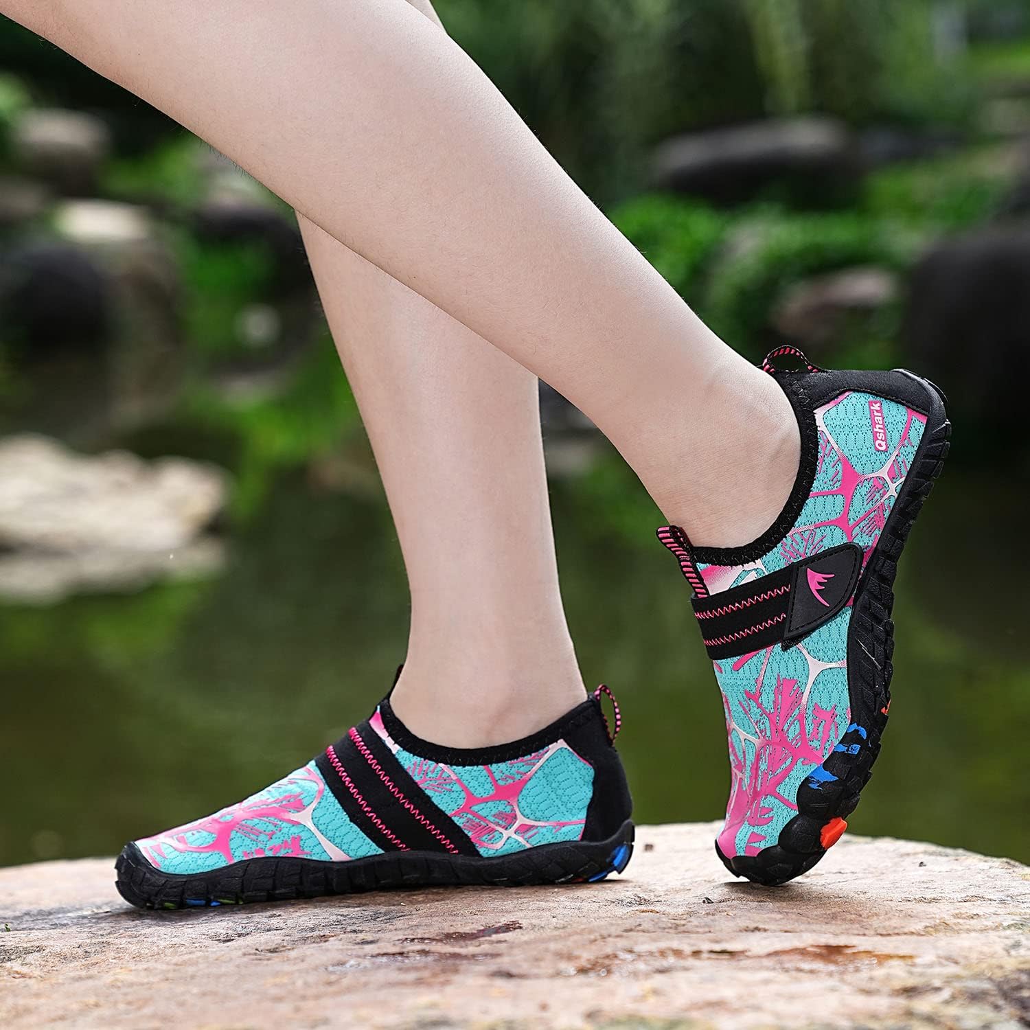 Quickshark Kids Water Shoes Boys Girls Barefoot Aqua Socks Outdoor Indoor Quick Dry Sandals Lightweight Slip On Walking Sneakers for Beach Pool Swim (Little Kid/Big Kid) - Image 3