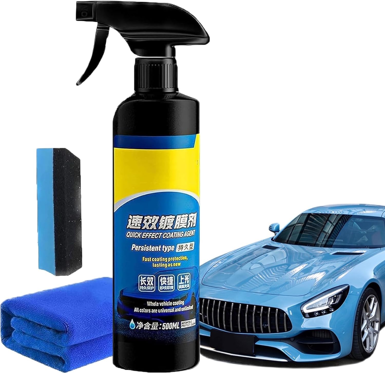 Sopami Car Coating Spray 500ml – Quick Waterproof Layer & Stain Remover