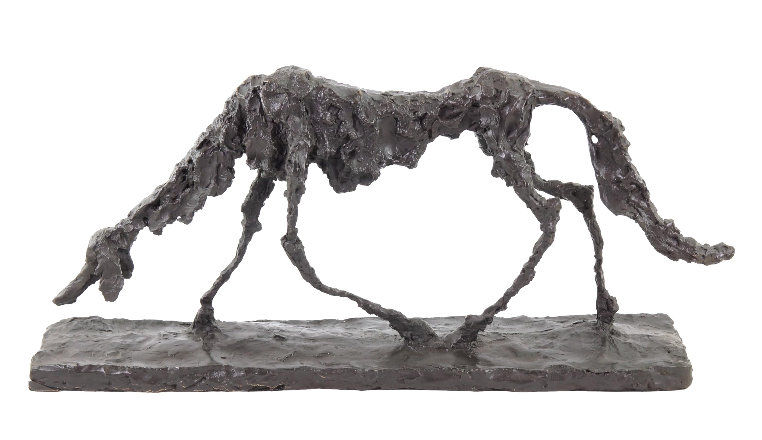 Kunst & Ambiente Bronze - The Dog - Le Chien - 1951 Statue - Figure - Sculptor - Sculpture For Sale - Decoration Swiss