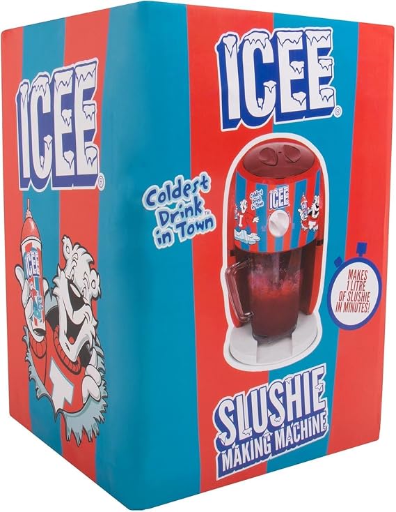 ICEE Snow Cone Machine Officially Licensed Ice Shaver & Slushie Maker, Frozen Drink Maker for Kids & Adults, Homemade Slushies, Party & Summer Treats, Countertop Appliance