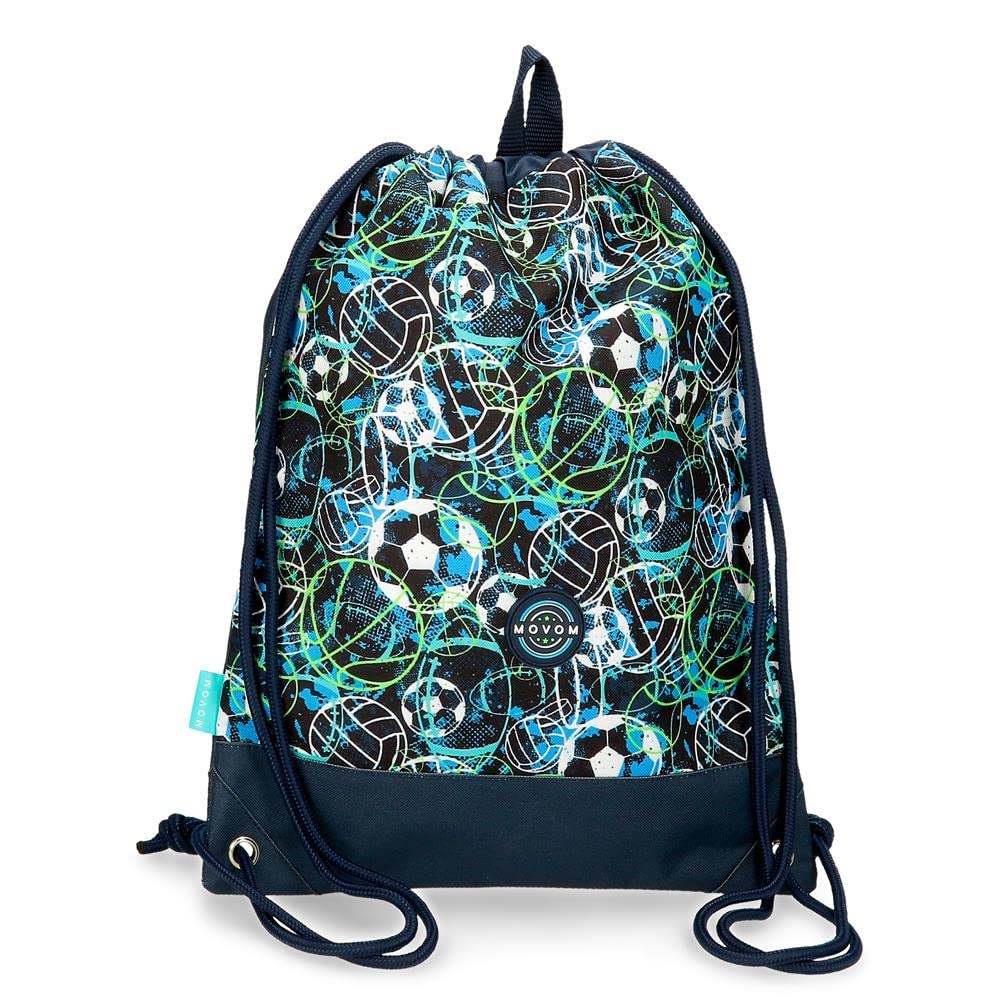 Compra Movom Balls: Mochila Saco Azul 32x42 cm de Poliéster
