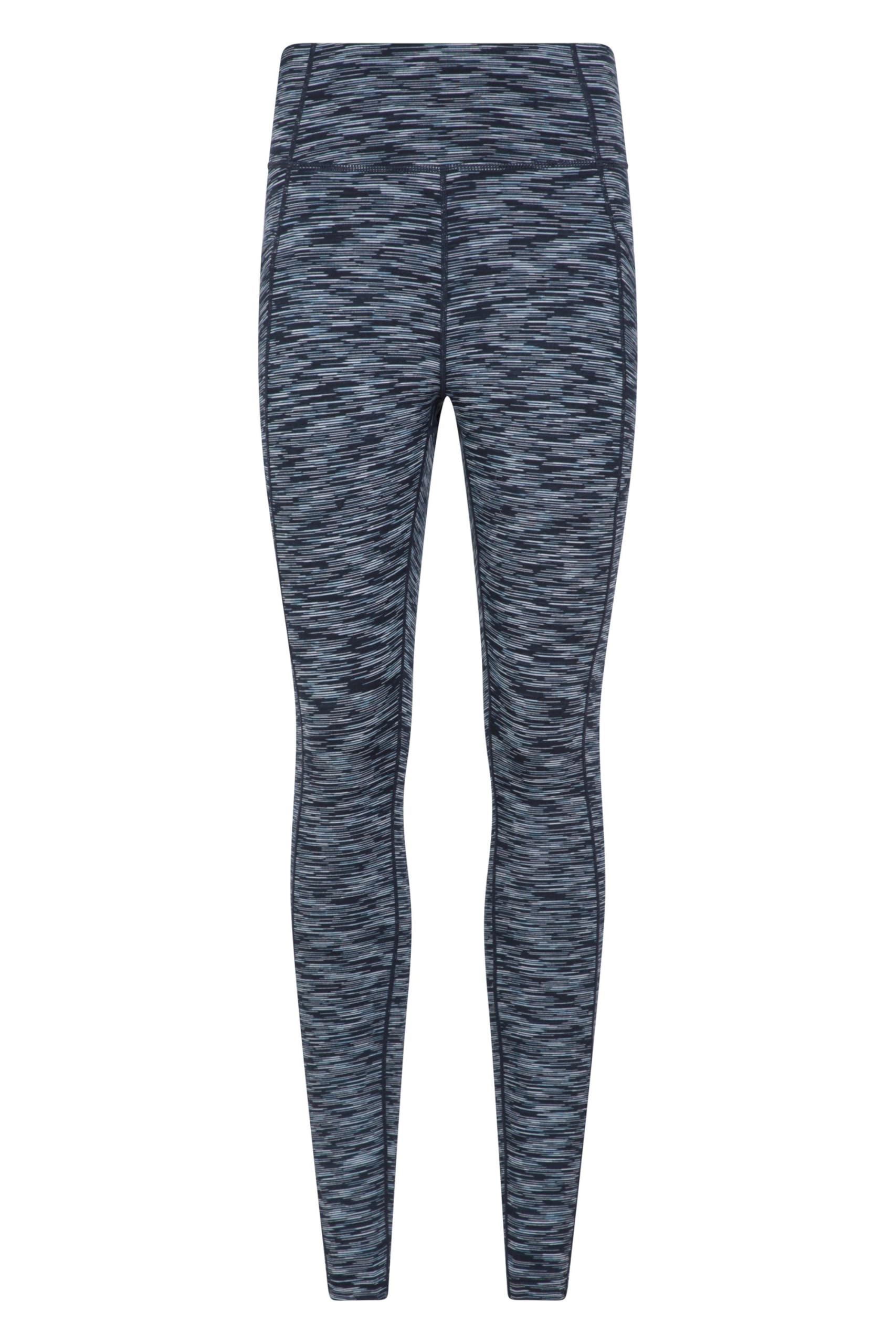 Mountain WarehouseBreathe & Balance High Waisted Womens Leggings - Soft Ladies Tights, Brushed Bottoms, Full Length, Pockets - Best for Sports, Gym & Walking