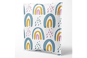 Boho Rainbow Print Package Mint Bubble Mailers (25-Pack) with Self-Sealed Adhesive