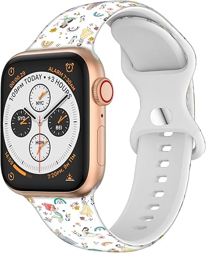 Miniatura 2 de Correa de silicona de dibujos animados compatible con Apple Watch de 1.496 pulgadas1.575 pulgadas1.614 pulgadas1.654 pulgadas1.732 pulgadas1.772