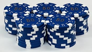Amazon | カジノチップ 数字入り 【ばら売り50枚単位】 ポーカー
