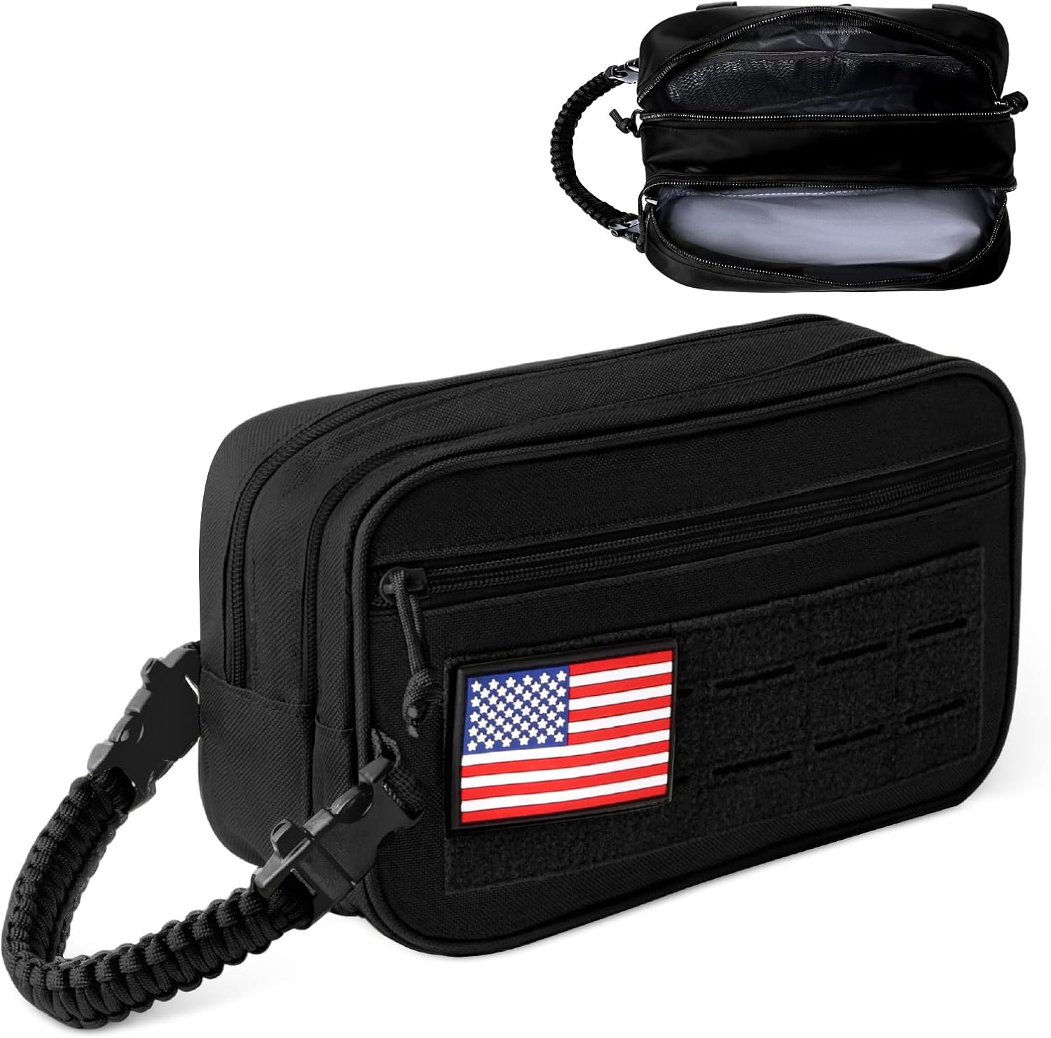 Men’s Tactical Toiletry Bag: Water-Resistant Dopp Kit for Travel