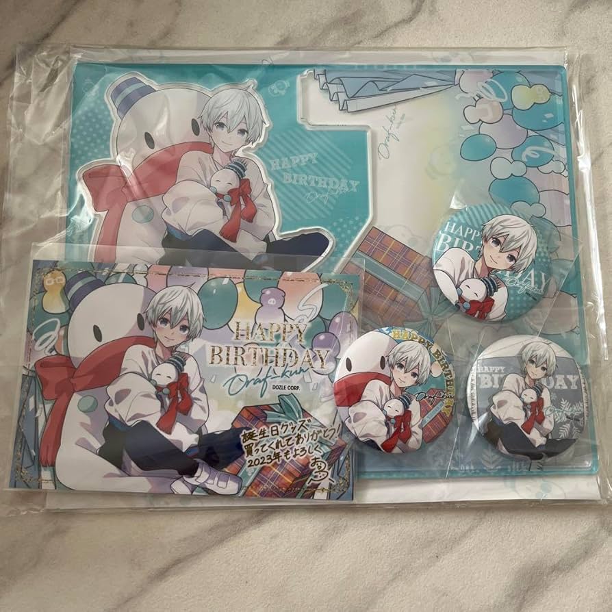 ドズル社 おらふくん 誕生日 2023 誕生グッズ フルセット ゲーム実況グループ「ドズル社」のメンバー おらふくんの誕生祭
