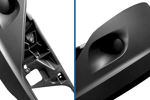 Miniatura 4 de Kozak Juego de pintura de esquina negra para parachoques sin agujero de lámpara de niebla (lado derecho del pasajero) para KENWORTH T680 NEXT GEN