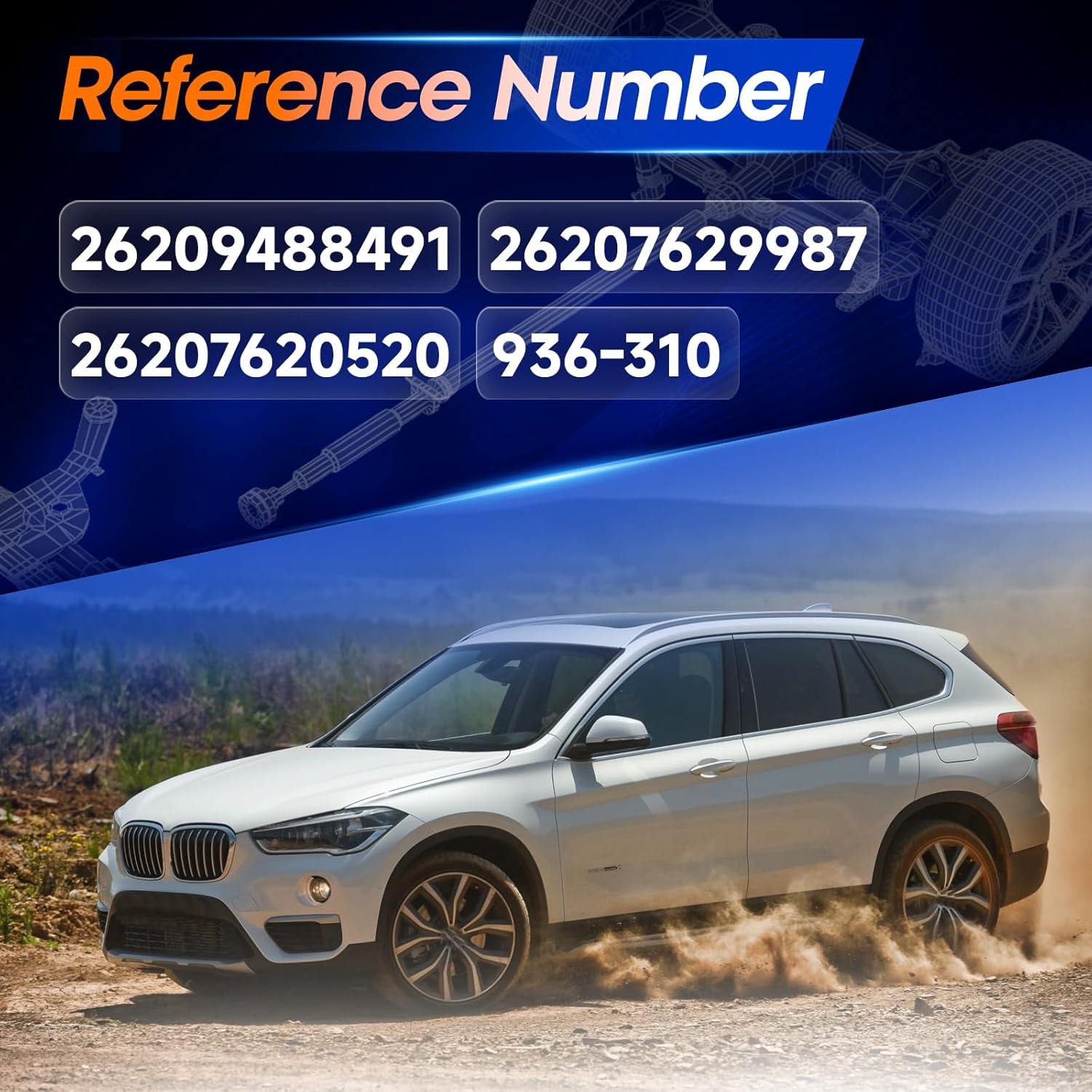 936-310 Front Drive Shaft Prop Shaft Driveshaft Assembly Fit for BMW E90 325xi 2006, 328xi 335xi 2007-2008, 328i/335i xDrive 2009-2012, 330xi & E84 X1 2012-2015 AWD, OE 26209488491