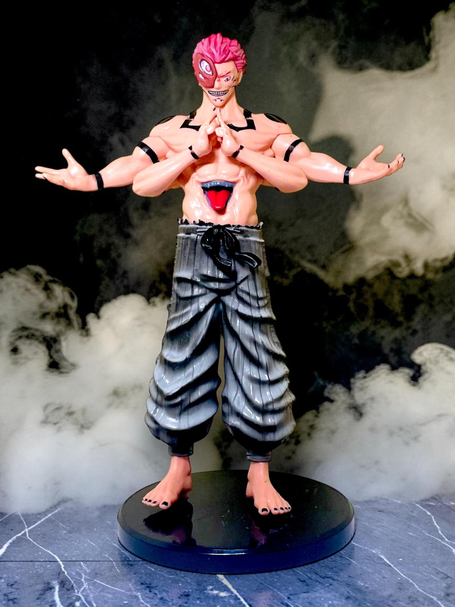 Ryomen Sukuna True Form Action Figure 22 CM | Jujutsu Kaisen Anime Collectible Statue-picture-28