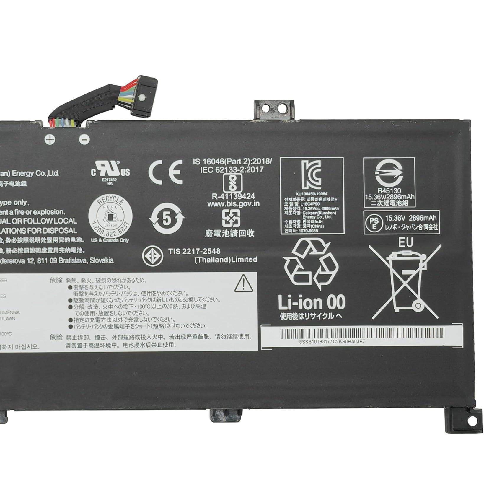 Amazon.com: FCZFCZ L18C4P90 Battery 46Wh Replacement for Lenovo