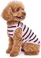 Vista 15 de Suéteres para Perros Camisetas a Rayas para Perros Sudadera Ropa para Mascotas Suéter para Perros Pequeños, Mediano, Rosa