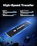 Acer Predator GM7 1 to M.2 NVMe SSD PCIe 4.0 – Vitesse de Lecture Jusqu’à 7 400 Mo/s – SSD Interne Professionnel – Stockage Gaming Compatible PC, Ordinateur Portable et PS5 - 3