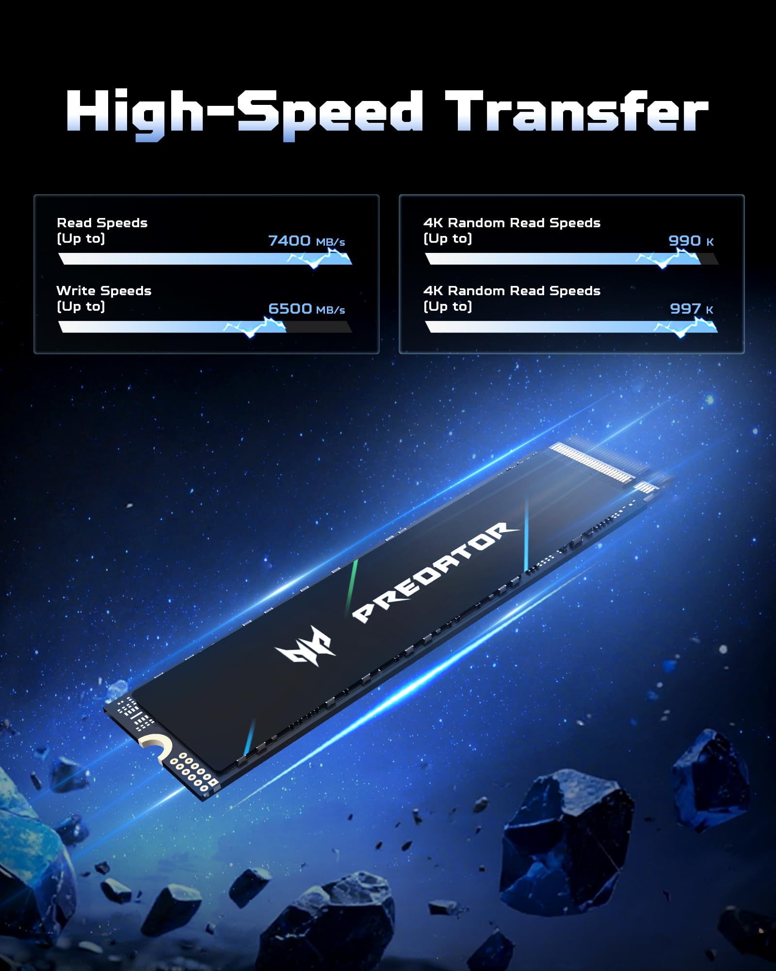 Amazon.com: Acer Predator GM7 1TB SSD: M.2 2280 PCIe Gen 4 x4 NVMe