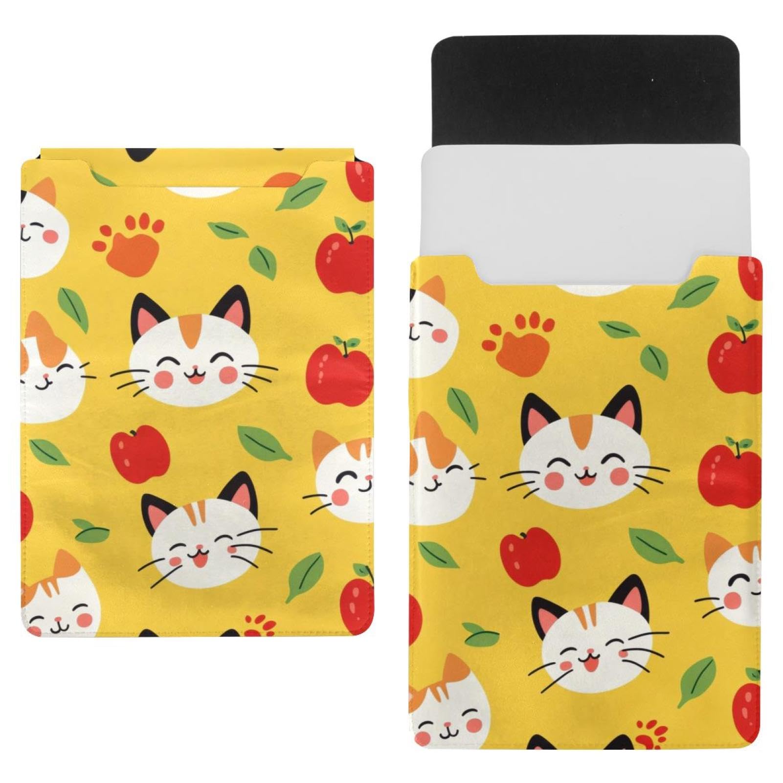 Housse pour ordinateur portable 13.8 pochette pc portable chat jaune - 7