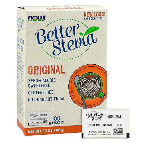 Miniatura 4 de NOW Foods Stevia - Paquete de 100 cajas (paquete de 2)