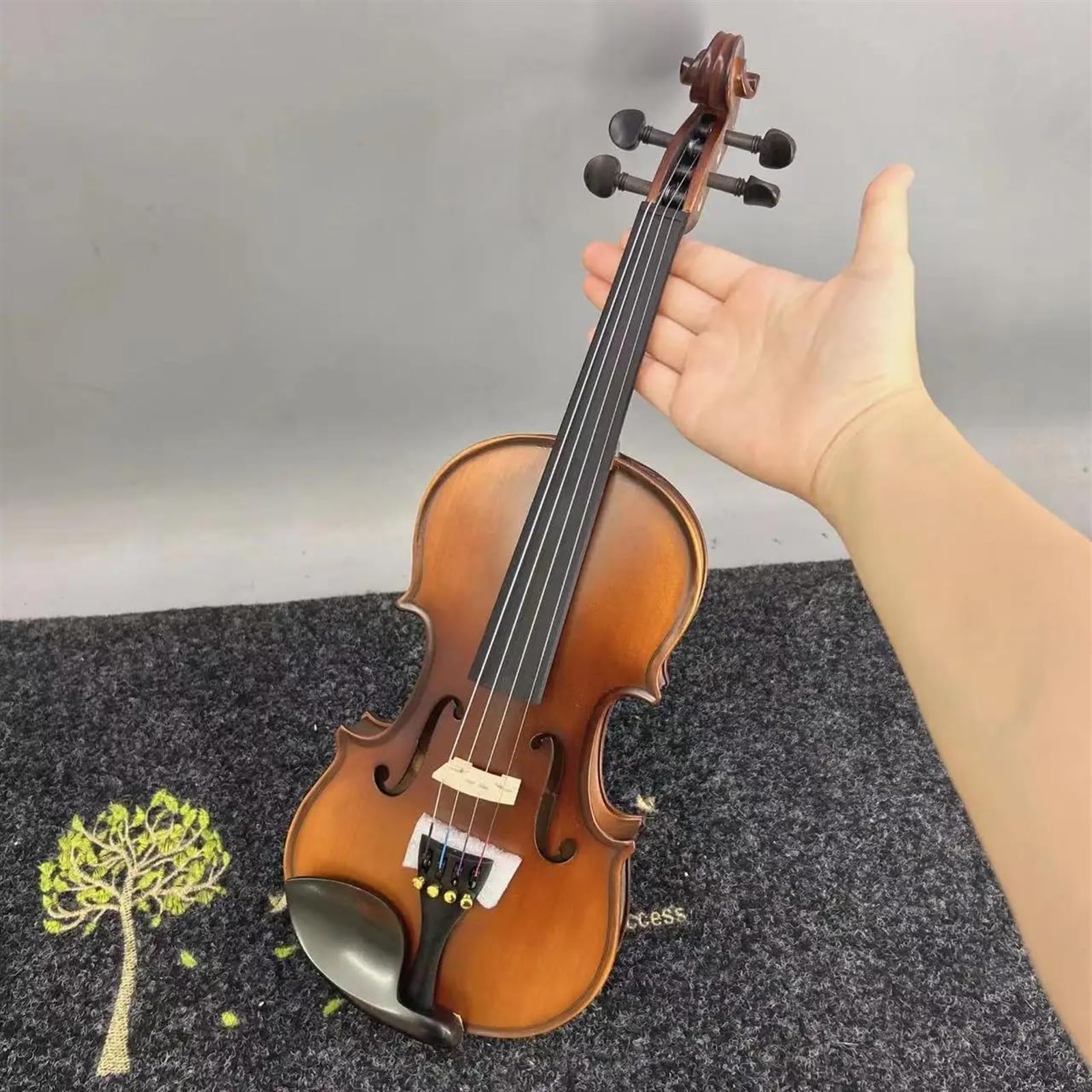 Violine Anfänger Fichte Student Violine Set 4/4 3/4 1/2 1/4 1/8 1/10(3/4)