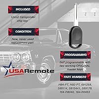 Vista 6 de Llavero de control remoto de entrada sin llave para automóvil compatible con Ford, Lincoln, Mercury, Mazda con llave de encendido