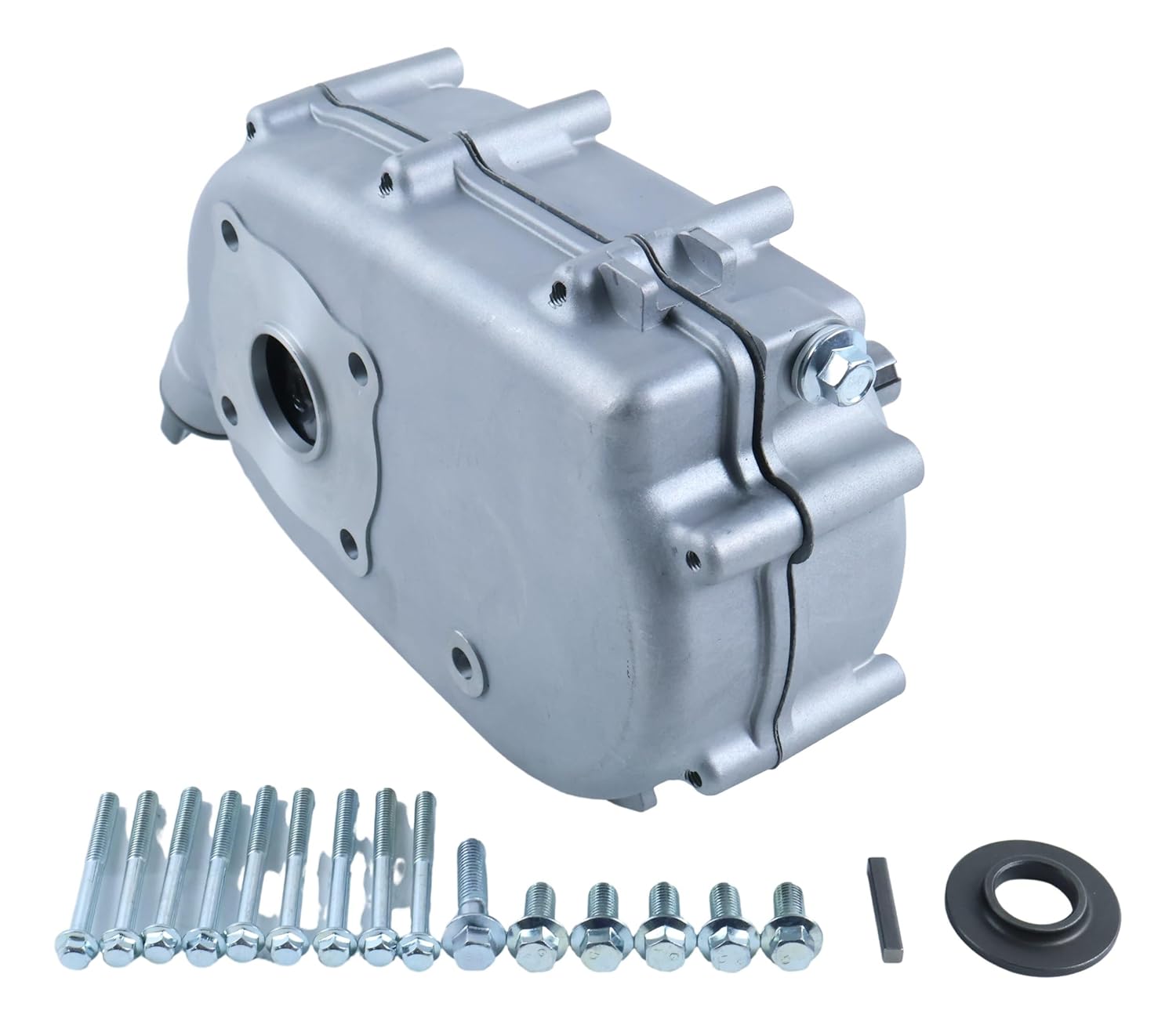 Complete 2:1 Reduction Gearbox with Wet Clutch ASU000631 ASU000631-A Compatible with Honda 6.5HP Kart Engine GX160 GX200, 168F, 168F2, G160, G200, 19.05mm