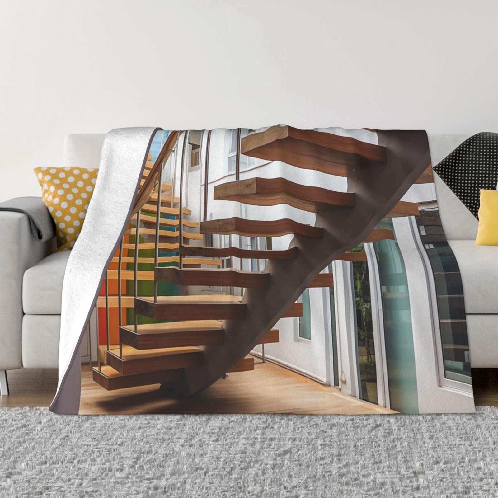 Couverture de lit en flanelle idéale pour cocooner au chaud sur votre canapé