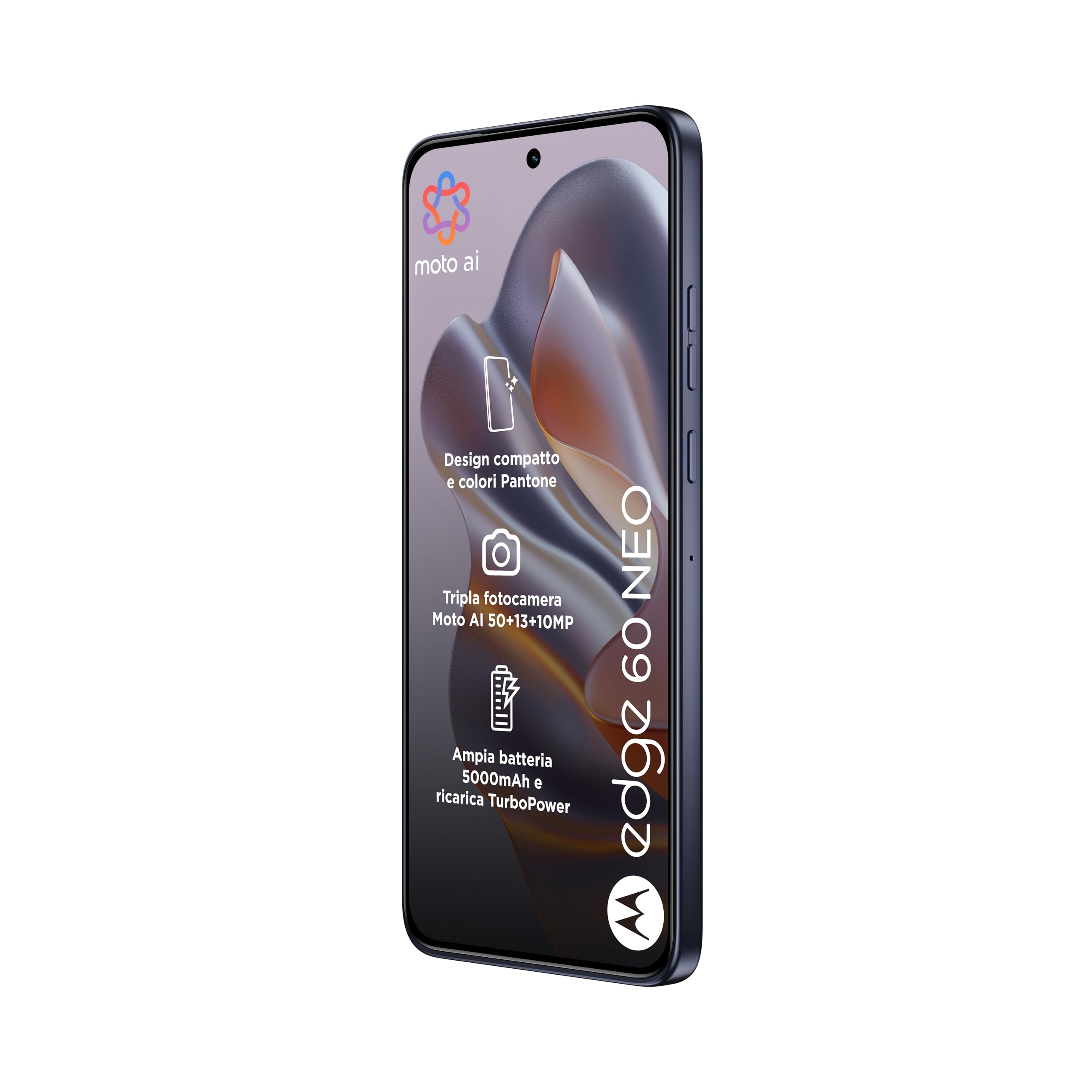 Motorola XT2509-1 Edge 60 Neo, Dual, 256GB 8GB RAM, Pantone Grisaille