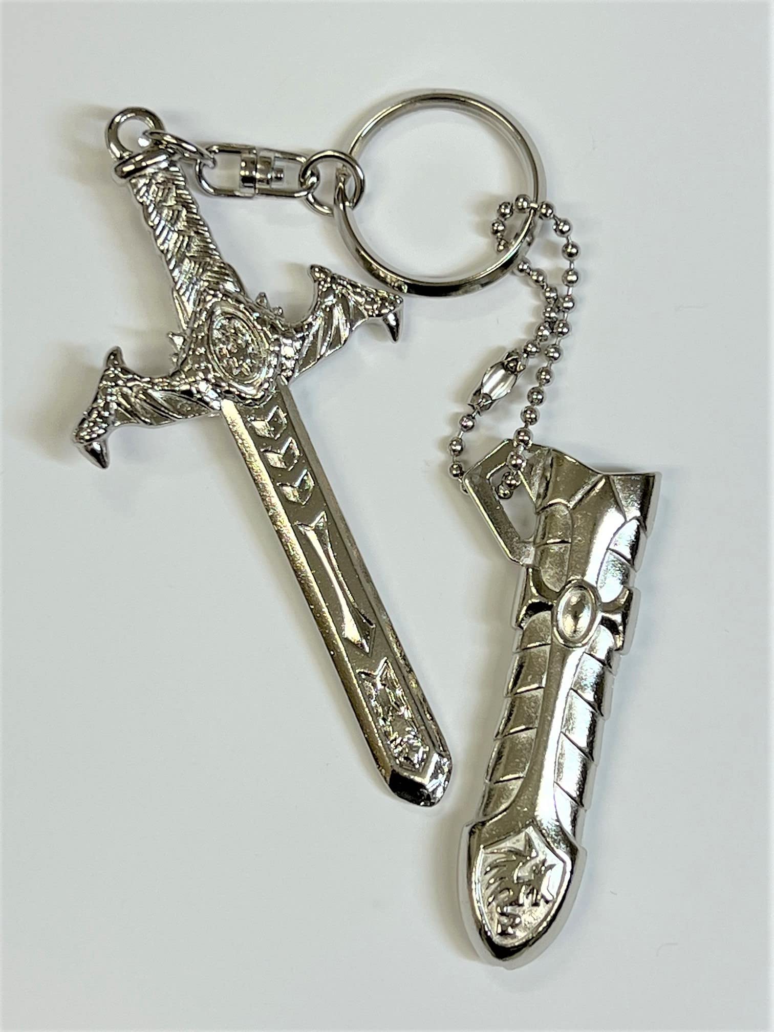 Amazon.co.jp: サヤ付龍剣キーホルダー バージョン2 シルバー : Hobbies