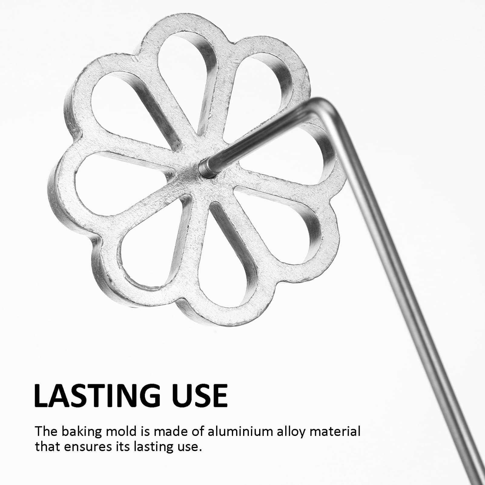 Stampo Resistente di Manico Lega a Bunuelos in e Alluminio con Usare Forma di Fiore Facile da Decorativi Dolci Fatti Casa e Biscotti