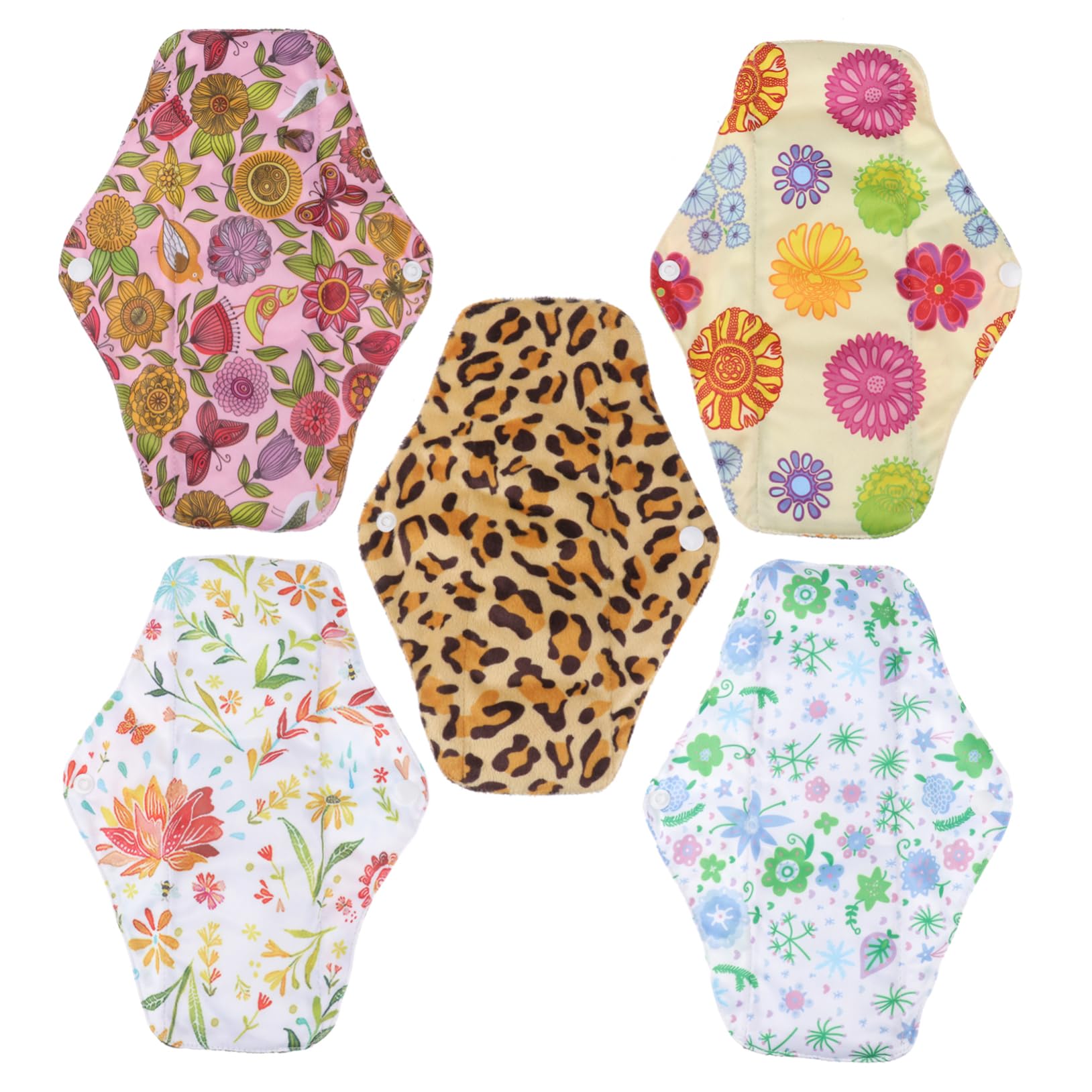 FOMIYES 15 Stk waschbare Damenbinde Menstruationsbinden aus Stoff menstruations pad livy menstruationspad menstruation pad Damenbinde aus Stoff tragbare Damenbinde Auslaufsicher