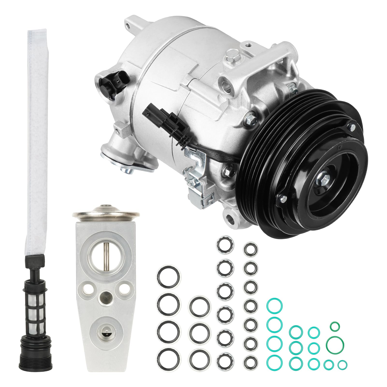 AEagle AC Compressor with Clutch Air Conditioning Repair Kit Fit for 2014-2018 Chevrolet Impala 2.5 2.5L 2014 2015 2016 2017 2018 (NOT for 2.4L 3.6L Engines), for KT5188