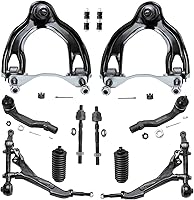 Vista 86 de Detroit Axle - Kit de suspensión frontal de 15 piezas para Jeep Grand Cherokee 99-04 1999 2000 2001 2002 2003 2004, brazos de control superior e