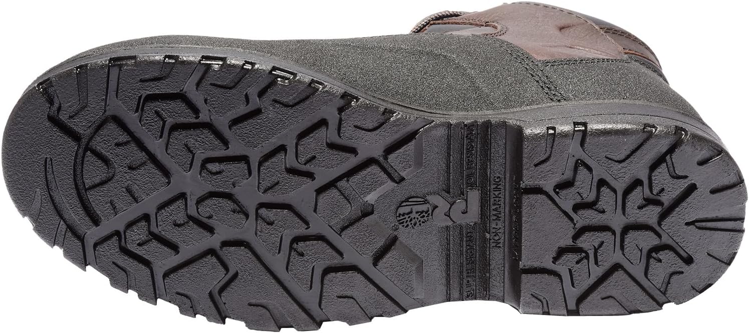 Timberland PRO Men's Powerwelt 6 Inch Steel Safety Toe Waterproof Industrial Work Boot, Dark Brown-2024 New, 6.5 W - Image 7