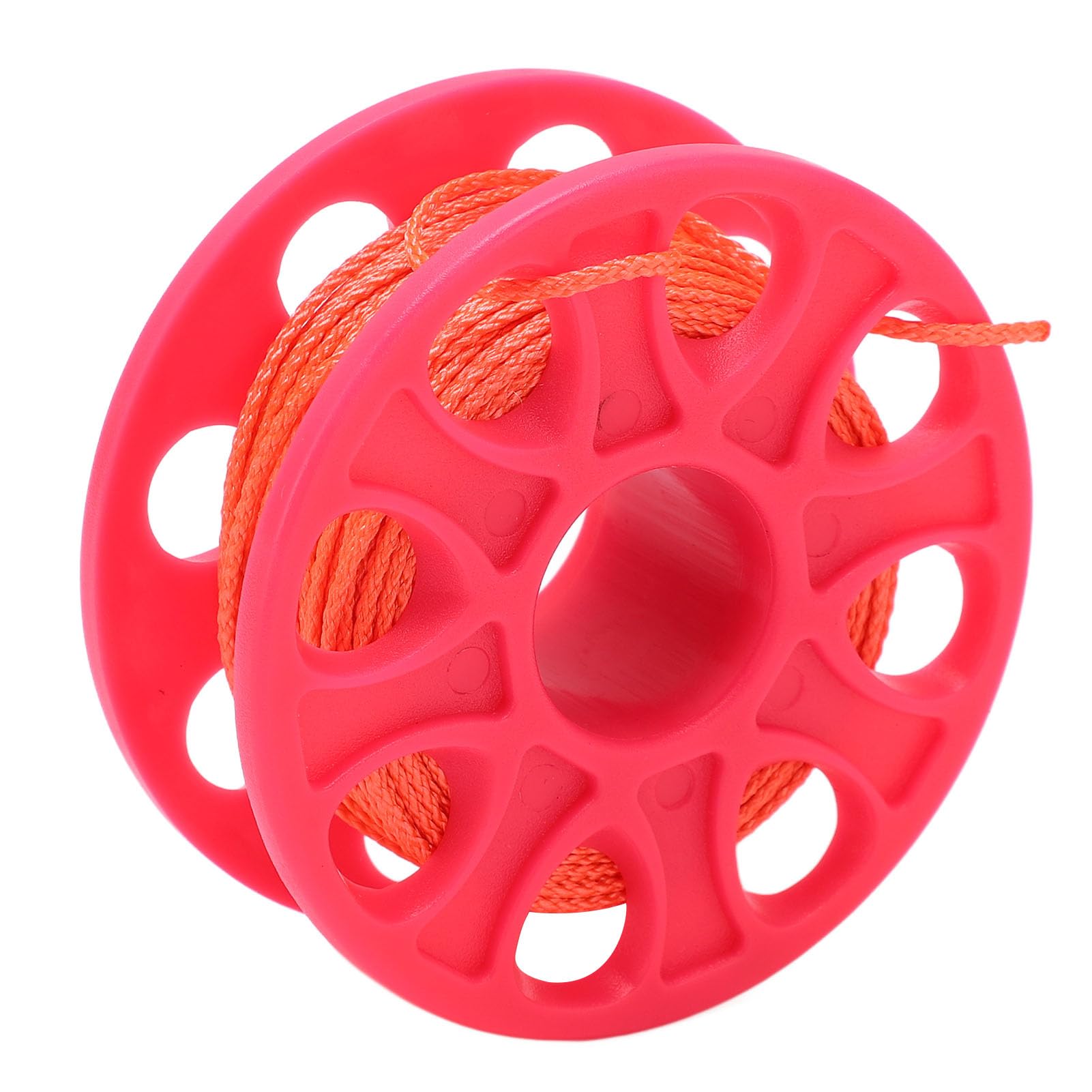 Xolsurg Scuba Diving Reel Lightweight Fluorescent Wire 30M for Divers CAVE Diving (Pink)