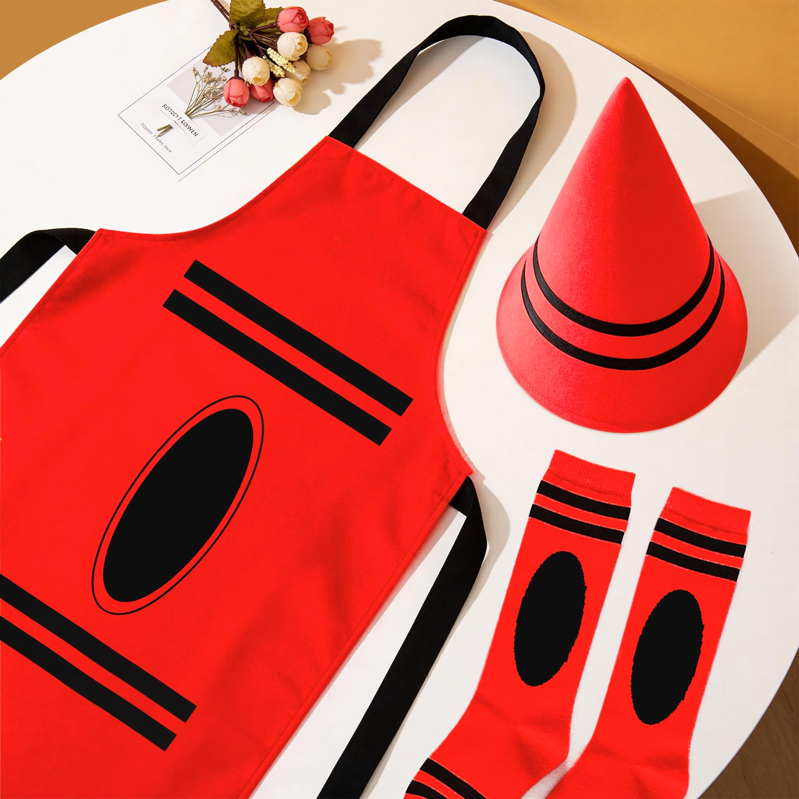 Ainvliya Crayon Apron Costume Set, World Book Day 2026 Full Costume - Image 5
